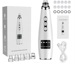 Electric suction face cleaner removing blackheads

Rechargeable facial pore vacuum for clear skin

Portable skincare tool for deep facial cleansing

Blackhead remover device with suction technology

Electric face cleaner for oil and dirt removal