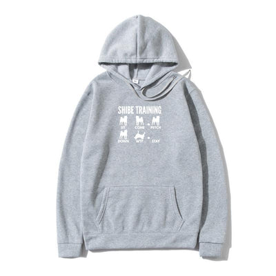 Training Dog Hoodie Sports Men Streetwear